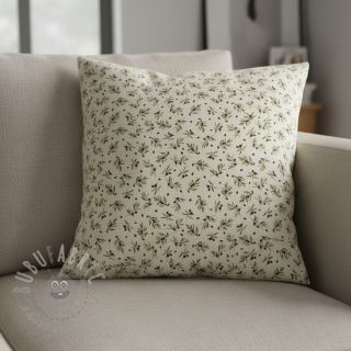 Tkanina dekoracyjna Linenlook premium Black Olive