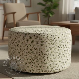 Tkanina dekoracyjna Linenlook premium Black Olive