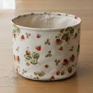 Tkanina dekoracyjna Linenlook Wild strawberries