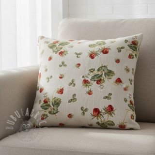 Tkanina dekoracyjna Linenlook Wild strawberries