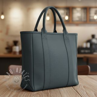 Tkanina płótno CANVAS grey blue