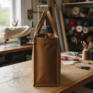 Tkanina płótno CANVAS mustard