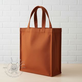 Tkanina płótno CANVAS terracotta