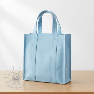 Tkanina płótno CANVAS light blue