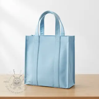 Tkanina płótno CANVAS light blue