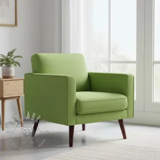 Tkanina płótno CANVAS lime