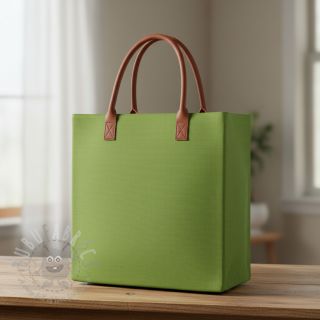 Tkanina płótno CANVAS lime