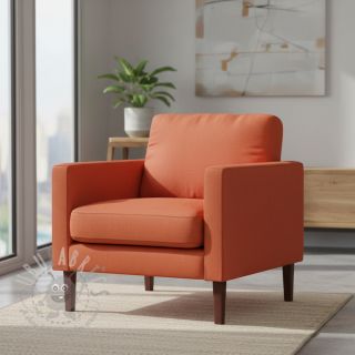 Tkanina płótno CANVAS orange