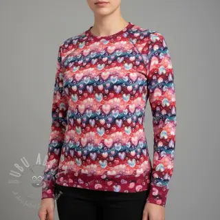 Dresówka All you need is love design B digital print