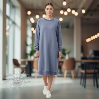 Dresówka drapana MELANGE jeans