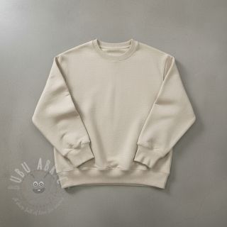 Dresówka drapana MELANGE sand