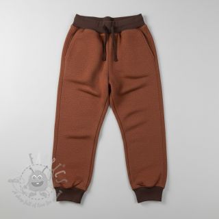 Dresówka drapana MELANGE brick