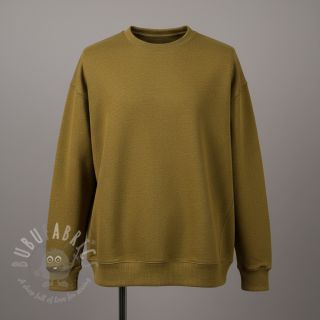 Dresówka drapana MELANGE ochre