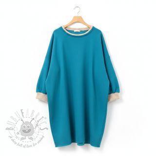 Dresówka drapana petrol