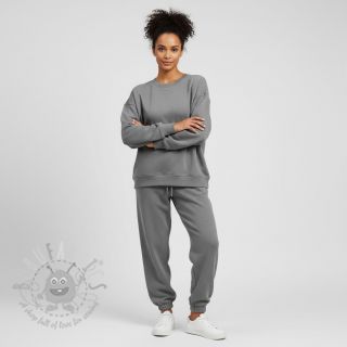 Dresówka drapana dark grey