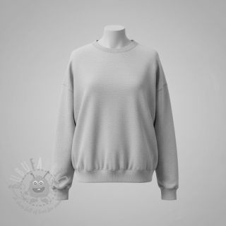 Dresówka drapana cream