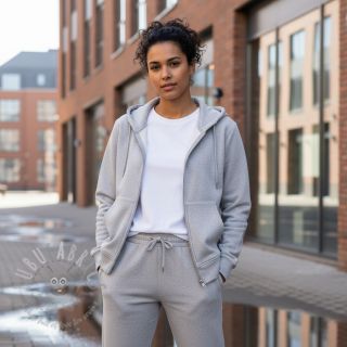 Dresówka drapana cream