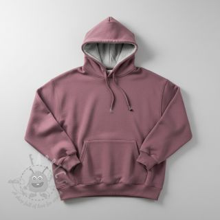 Dresówka drapana faded blueberry