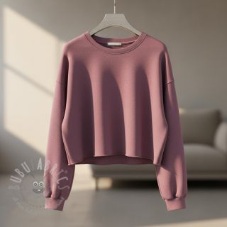 Dresówka drapana faded blueberry