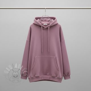 Dresówka drapana old pink