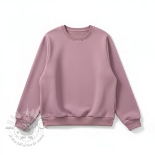 Dresówka drapana old pink