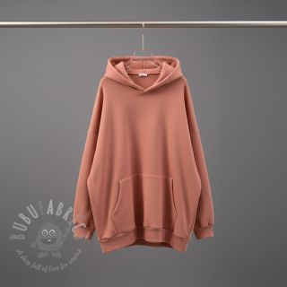 Dresówka drapana faded coral