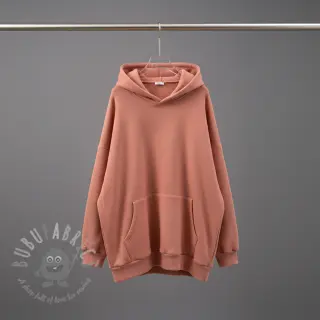 Dresówka drapana faded coral