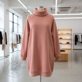 Dresówka drapana faded coral