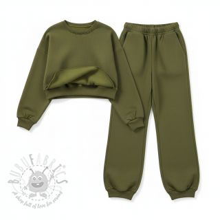 Dresówka drapana dark army