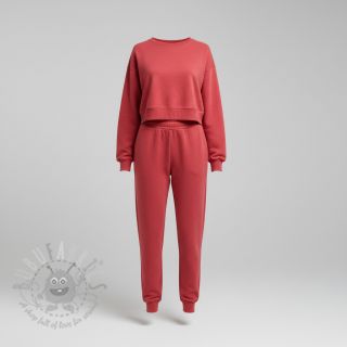 Dresówka spiced coral ORGANIC