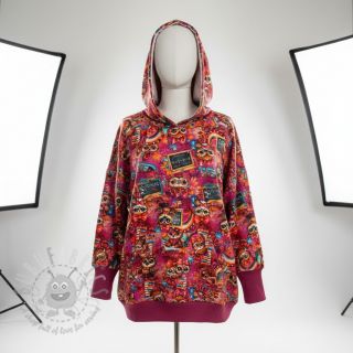 Dresówka Big eyes design A digital print