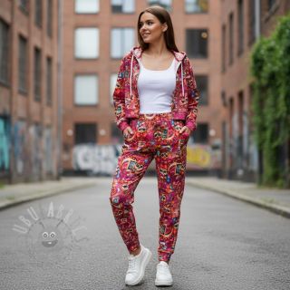 Dresówka Big eyes design A digital print