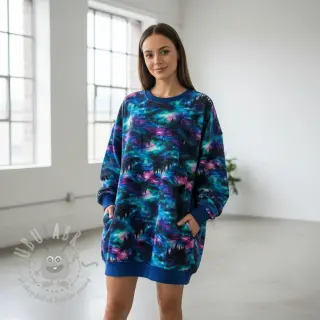 Dresówka drapana JOGGING In the night design B digital print