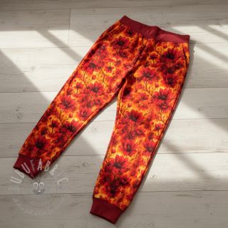 Dresówka Flower galaxy design A digital print