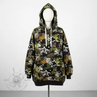 Dresówka Graffiti army green digital print
