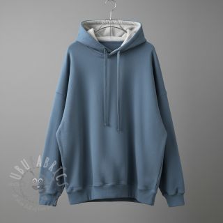 Dresówka drapana JOGGING blue