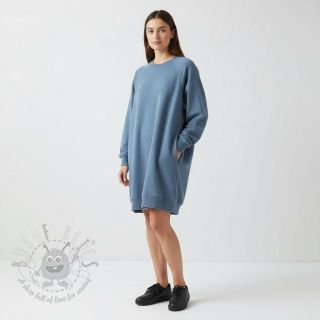 Dresówka drapana JOGGING blue