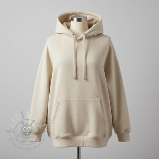 Dresówka drapana JOGGING beige melange