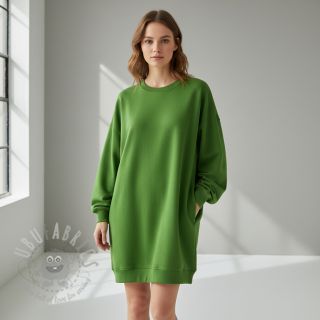 Dresówka drapana JOGGING green