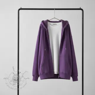 Dresówka drapana JOGGING purple