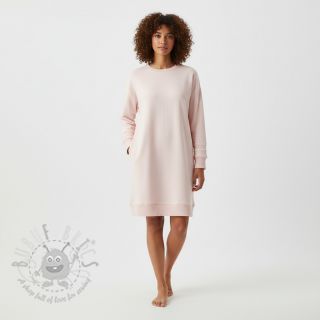 Dresówka drapana JOGGING soft rose