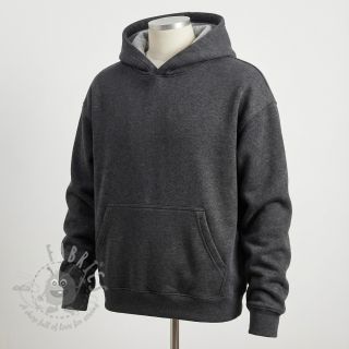 Dresówka drapana JOGGING anthracite melange