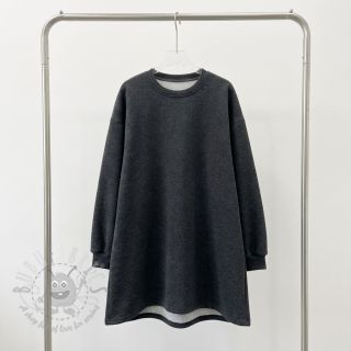 Dresówka drapana JOGGING anthracite melange