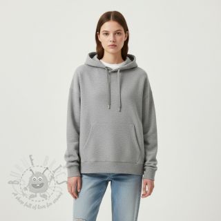 Dresówka drapana JOGGING light grey melange