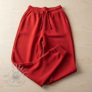 Dresówka drapana JOGGING red