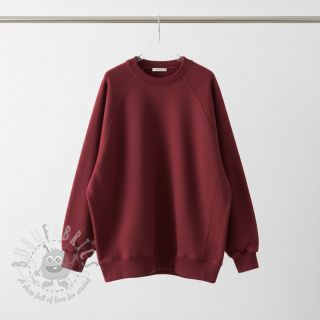 Dresówka drapana JOGGING berry