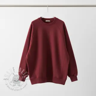 Dresówka drapana JOGGING berry