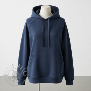 Dresówka drapana JOGGING navy