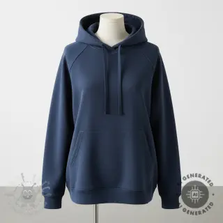 Dresówka drapana JOGGING navy