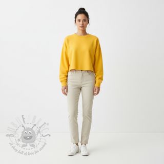 Dresówka drapana JOGGING yellow